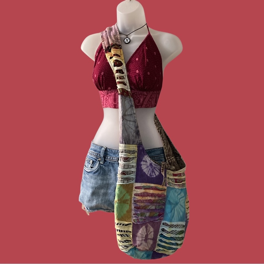 Gorgeous Kathmandu Imports Patchwork Bohemian Shoulder/Crossbody Bag EUC
